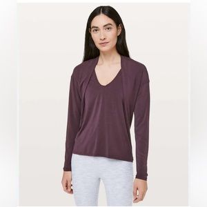 Lululemon Deep Stretch Long Sleeve Arctic Plum
